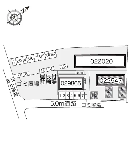 北本市中丸３丁目 月極駐車場
